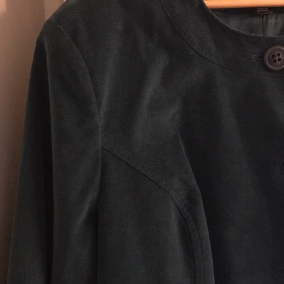 24W Gorgeous Cotton Velvet Peplum Jacket from Style&Co - Picture 9 of 12